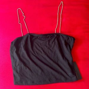 Faded Rose bejeweled 💎Crop Top, Size L, Rhinestone details, tag’s attached